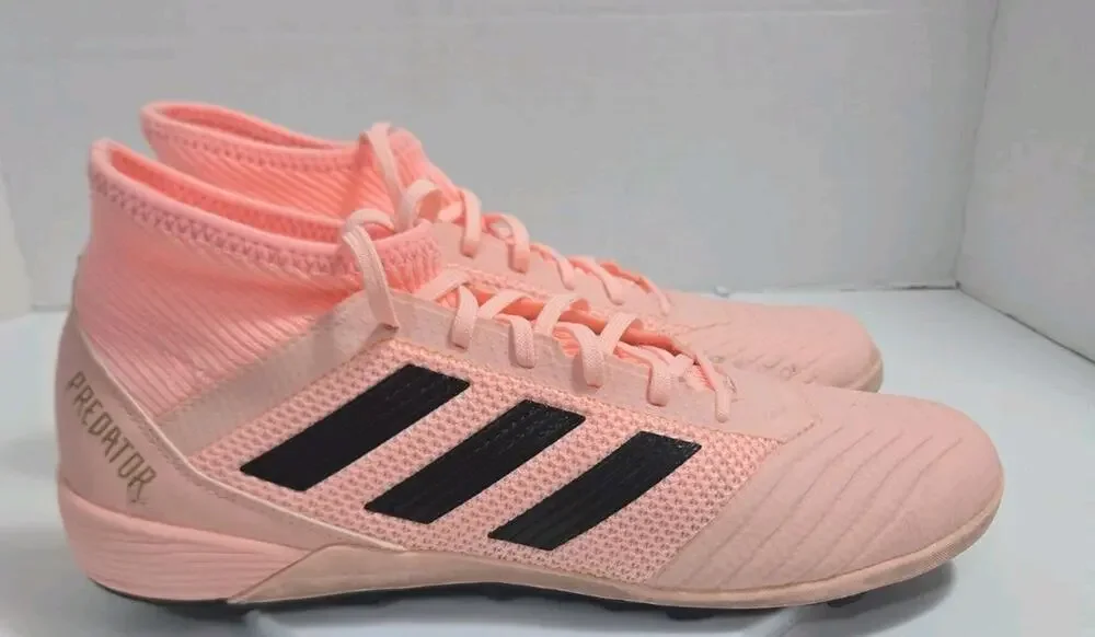 Adidas Predator Indoor Soccer Cleats Mens 10 Pink/Black Shoes DB2132